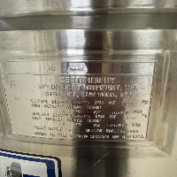 Feldmeier 450 Liter Stainless Steel Reactor w/ Explosion Proof Controls image 0